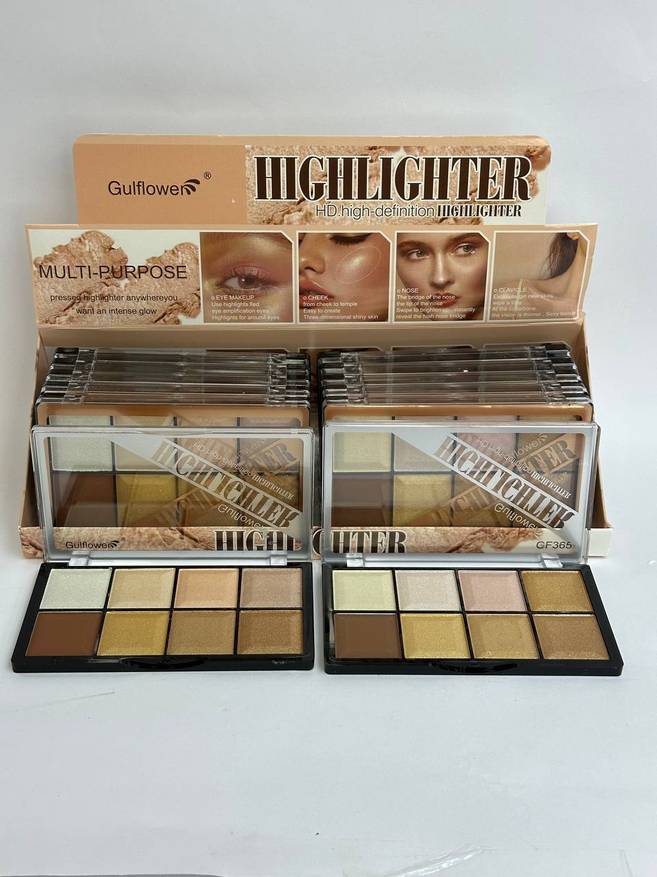 هایلایتر 8 رنگ گل فلاور(عمده)کد 365