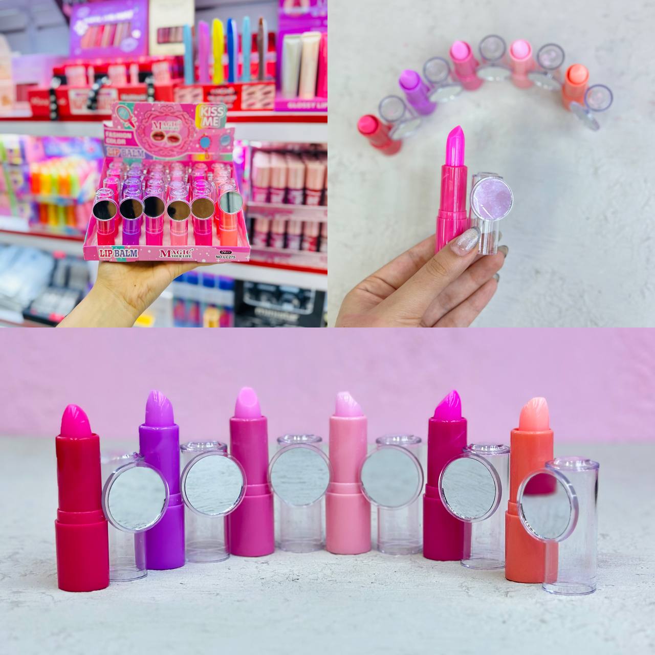 بالم لب اینه دار حرارتی مجیک کد275(عمده)